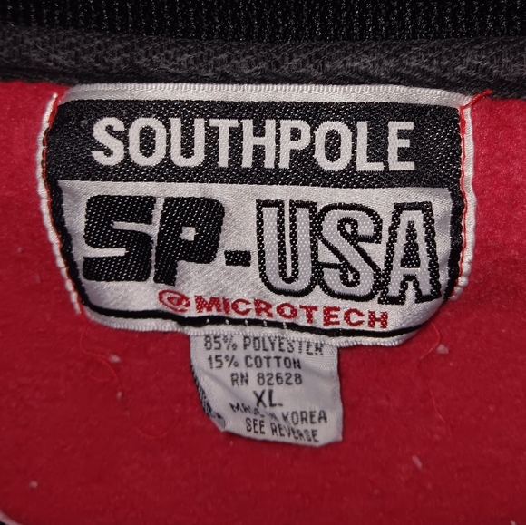 90s South Pole USA Pullover Sweatshirt Sweater Vintage Streetwear Hip Hop Rap - Picture 7 of 9